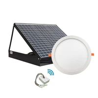 30w round smart solar powered home appliances residential roof skylights