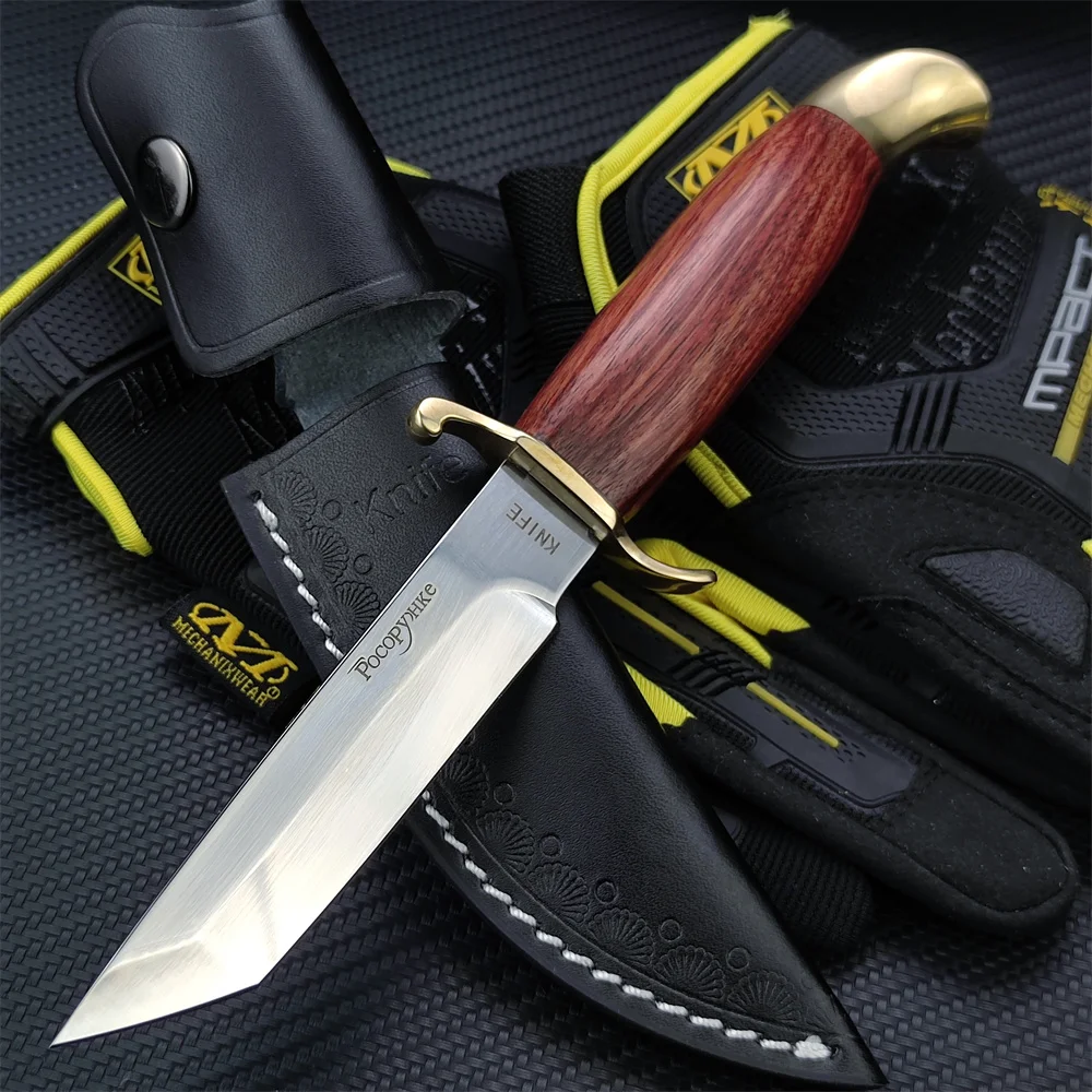 Edc Outdoor Military Tactical Survival Bowie Fixed Blade Kni