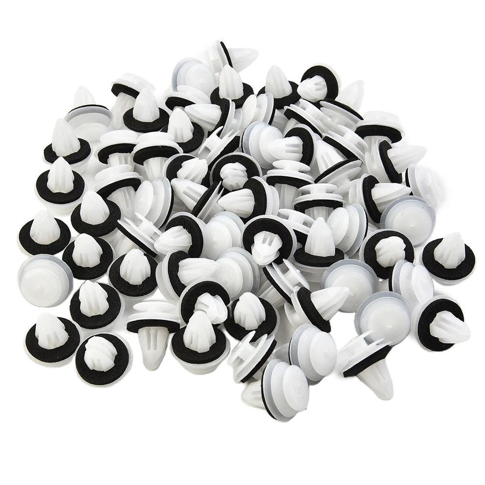 

100Pcs Retaining Door Panel Clips Bumper Clips Interior Fender Screw Rivet Auto Fastener Clip Inner Door Panel Trim Retainer