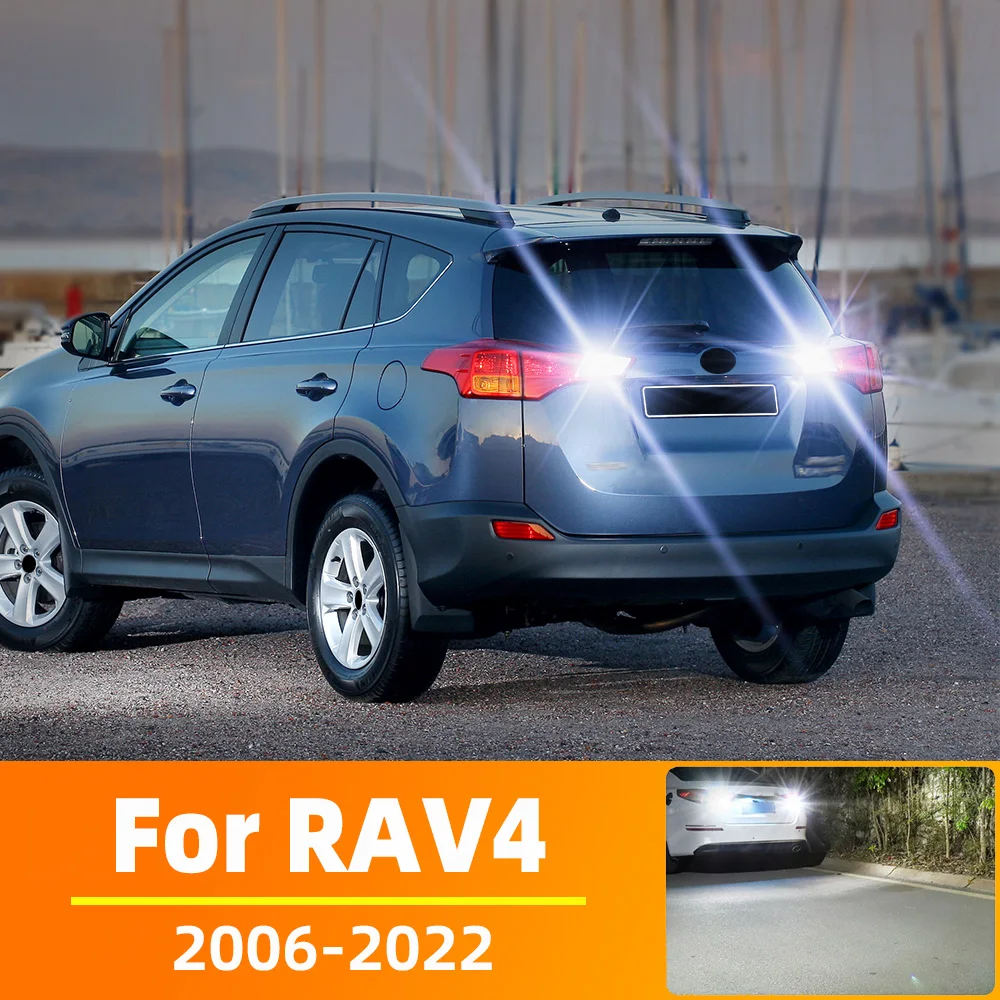 

2Pcs For Toyota RAV4 2006-2015 2016 2017 2018 2019 2020 2021 2022 LED Backup Light Reverse Bulb Canbus No Error
