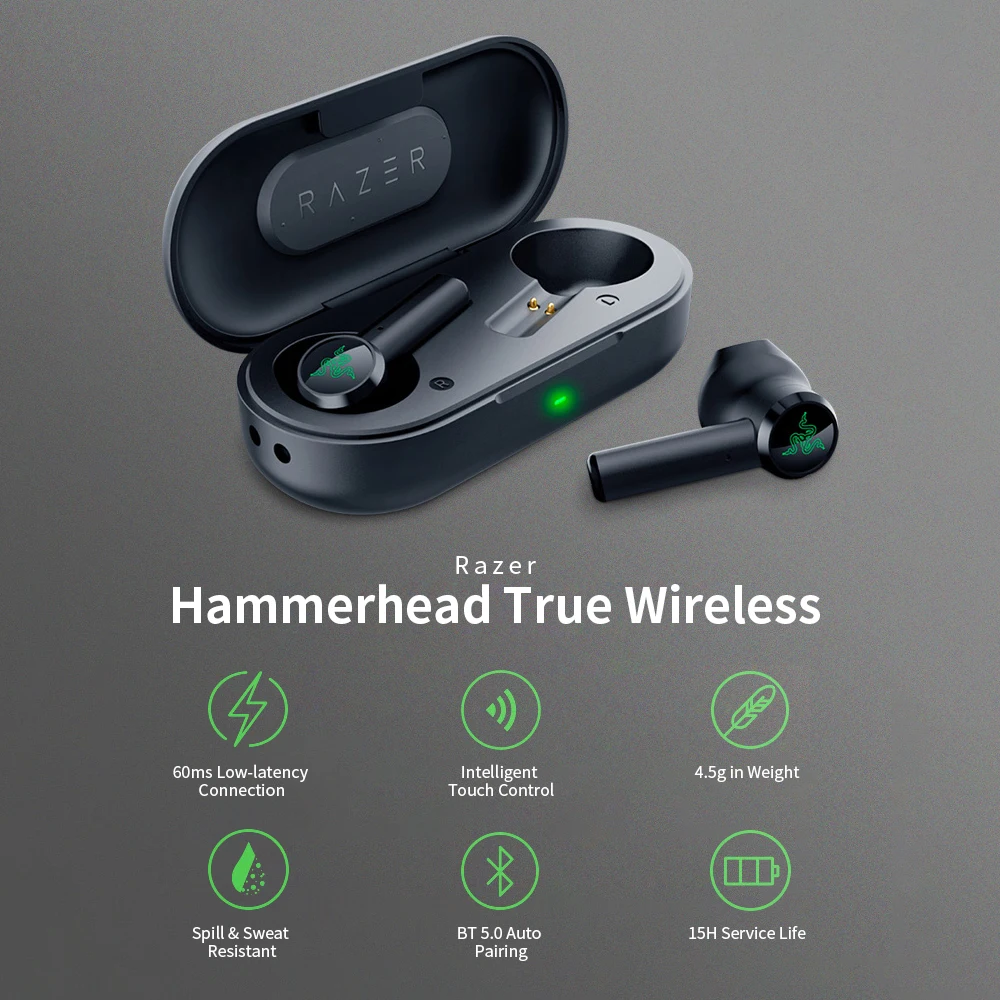 Tws-наушники RAZER с микрофоном и поддержкой bluetooth |