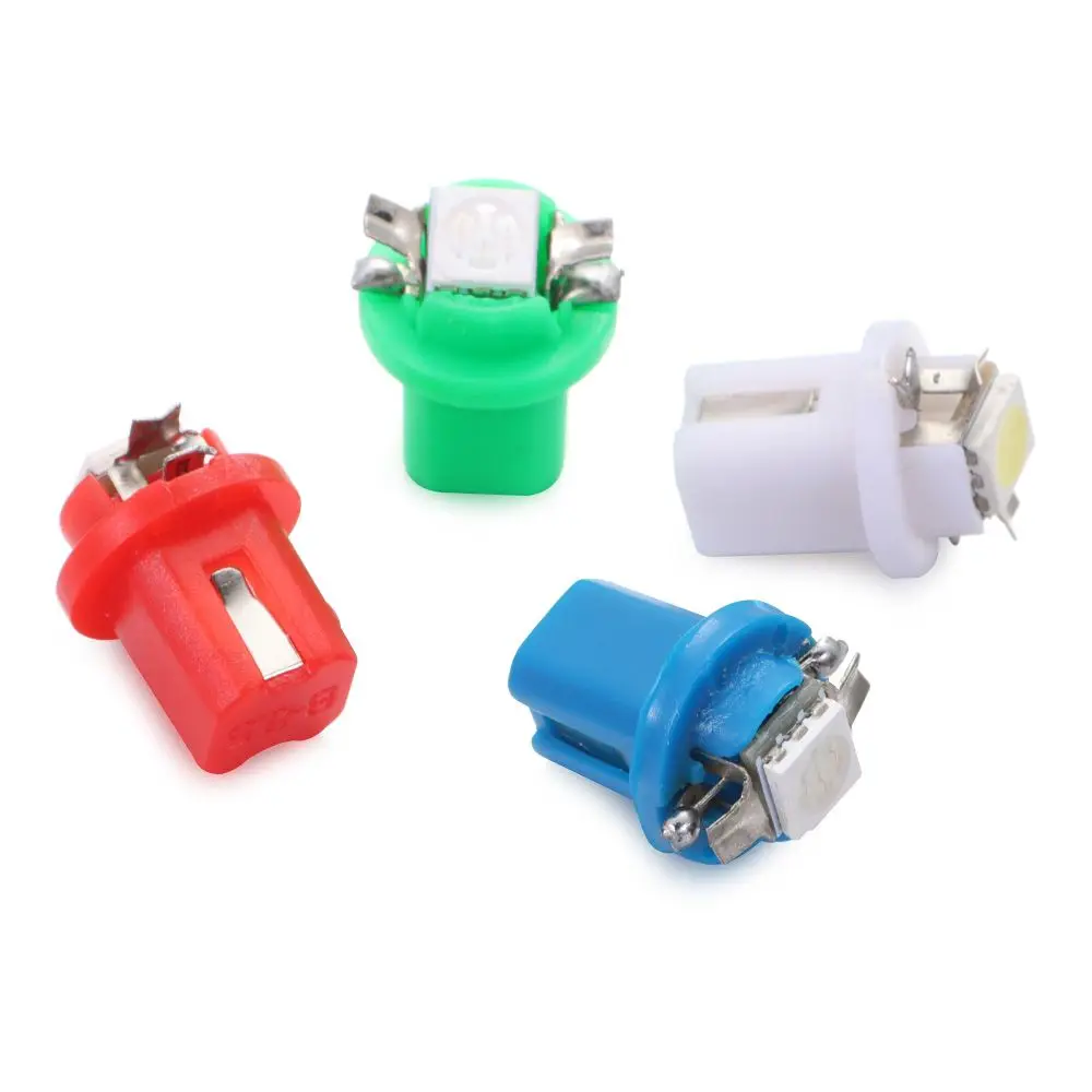 

10 шт., Автомобильные светодиодные лампы B8.5D 509T B8.5 5050