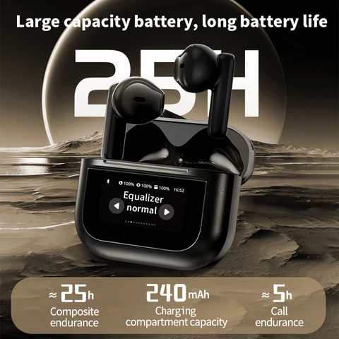 Bluetooth-наушники YX28 YX29 с цветным экраном, водонепроницаемые, с микрофоном