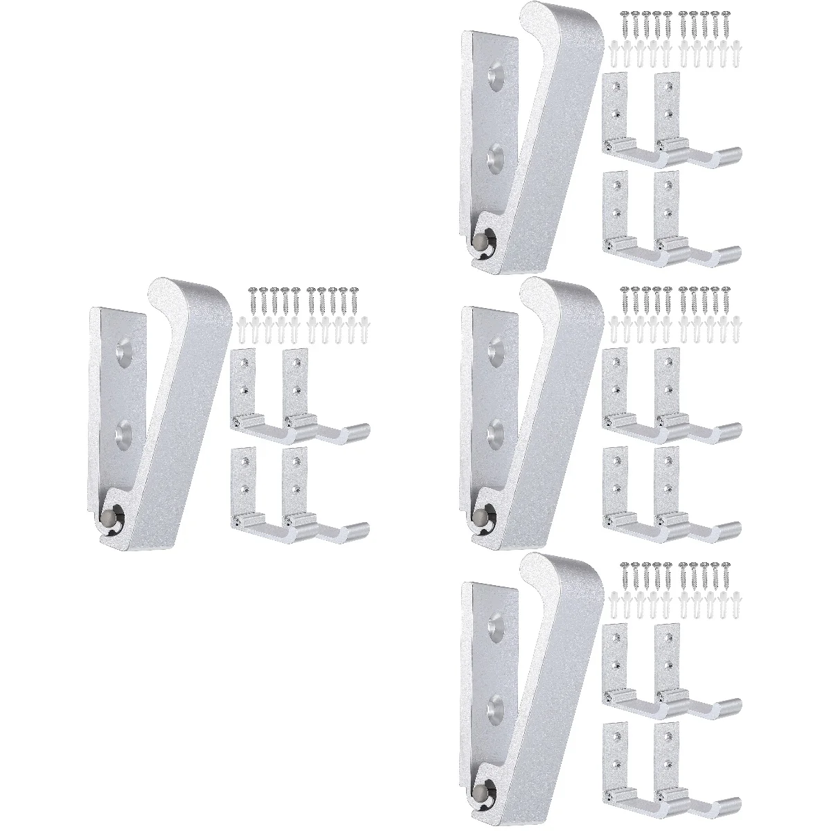 

20 Pcs Foldable Saves Room Space Aluminum Alloy Coat Hooks Wall Mounted Hanging Hooks Wall Mounted Coat Hooks Wall Hooks