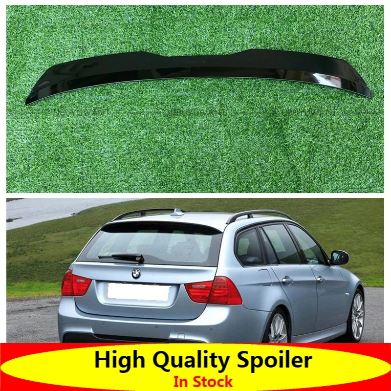 

Spoiler Extension For BMW 3 E91 M-PACK FACELIFT 3 Series Touring 2005-2012 ABS Plastic Car Tail Trunk Wing Rear Roof Spoiler
