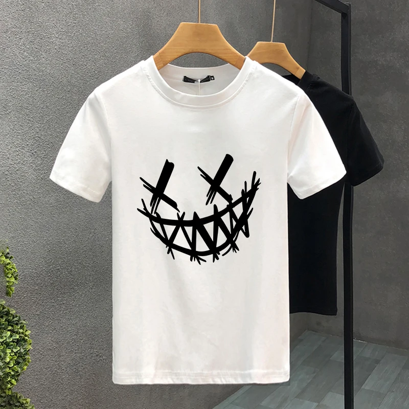 

DesignFace For Men's T-shirt Cotton High Quality Creativity Print 2yk Luxury Brand Summer Tees Brand Tops Unisex Oversized S-7XL