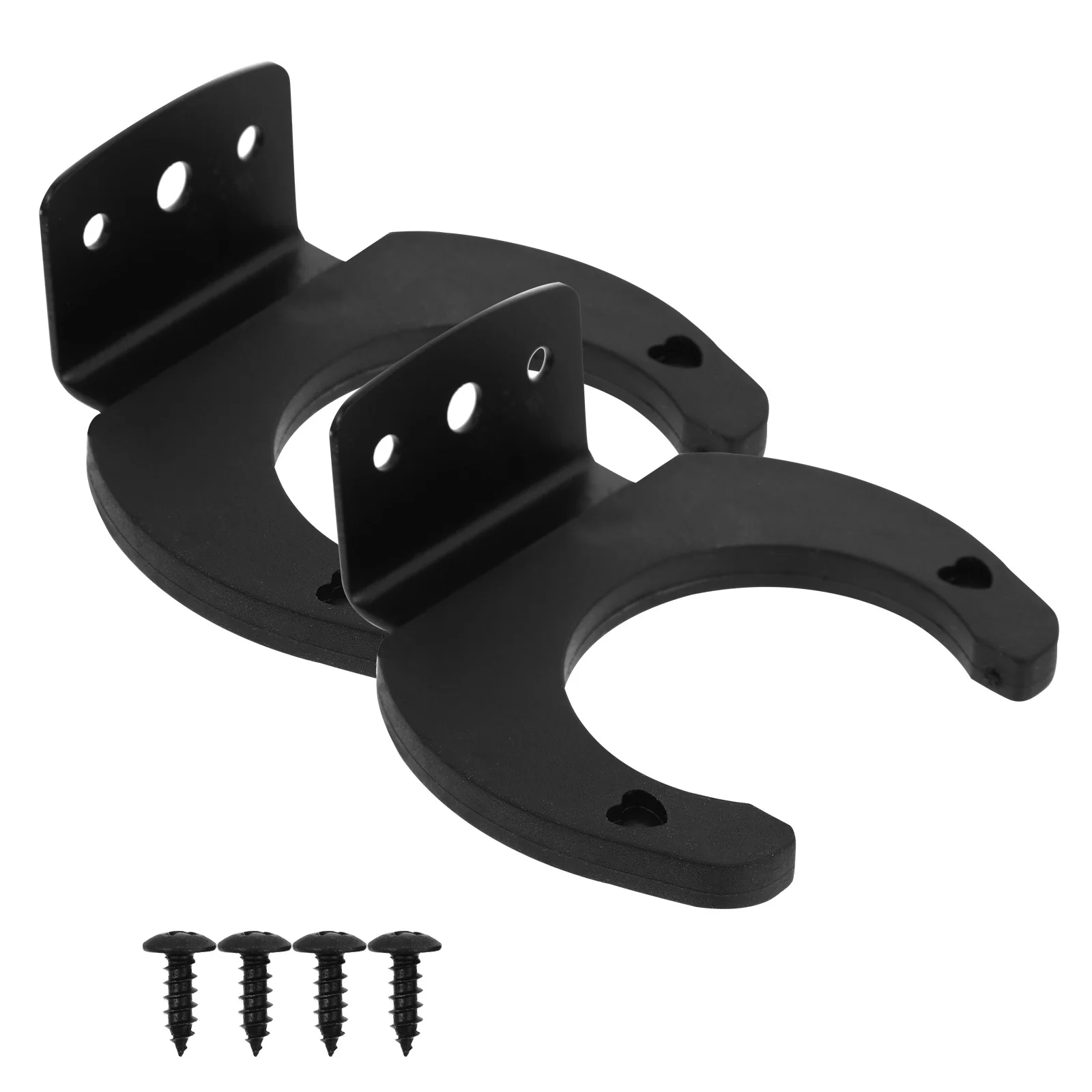 

2PCS Microphone Hook Metal Silicone Wall Mount Mic Clamp Stand Accessory