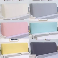 hot elastic headboard cover all inclusive bed head cover dustproof bed head back protective cover solid color home decor