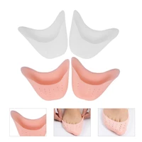 1 pair silicone toe shoe cover ballet pointe dance shoes pads dancing toe protector thickening pain proof wear insole half yard