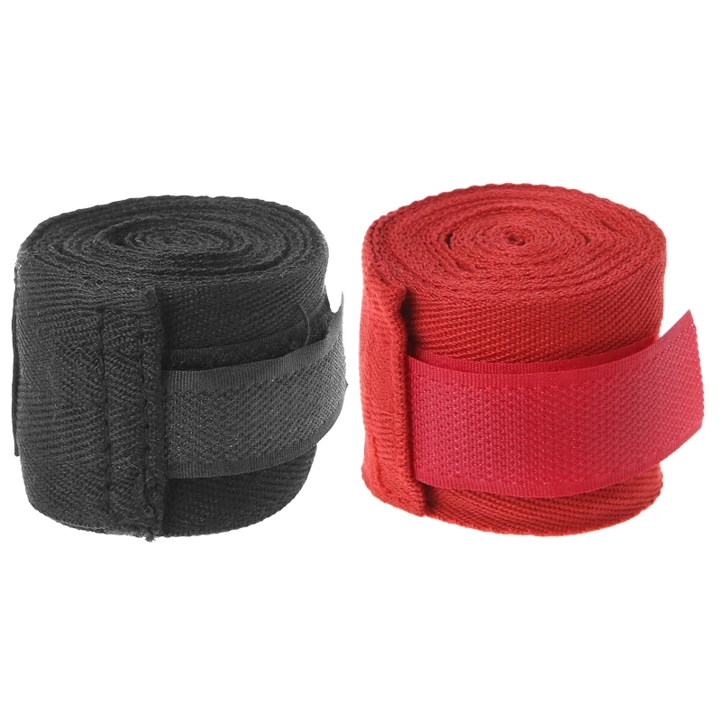 

B36F 1 Pair Breathable Boxing Handwraps MMA Muay Thai Kick Boxing Semi-Elastic Hand Wrap For Training Bandages Skull Tapes