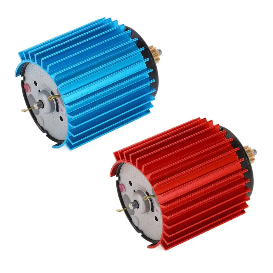 52000 Rpm High Speed Metal 370 Motor RC Car Upgrade Parts Accessories for WPL D12(Red /Blue) |