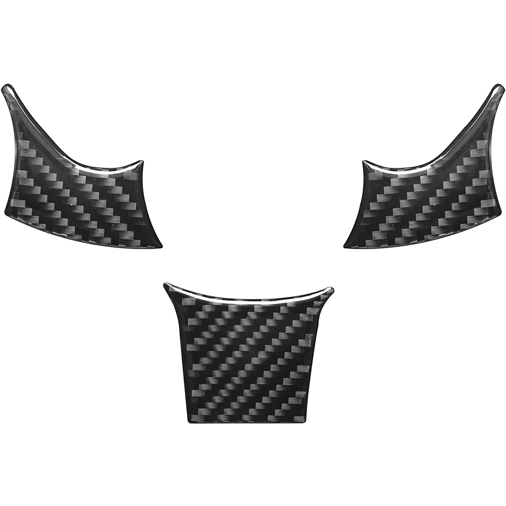 

Carbon Fiber Steering Wheel Panel Decorative Sticker Cover Trim for Subaru BRZ Toyota 86 2016-2020 Car Accessories, 3PCS