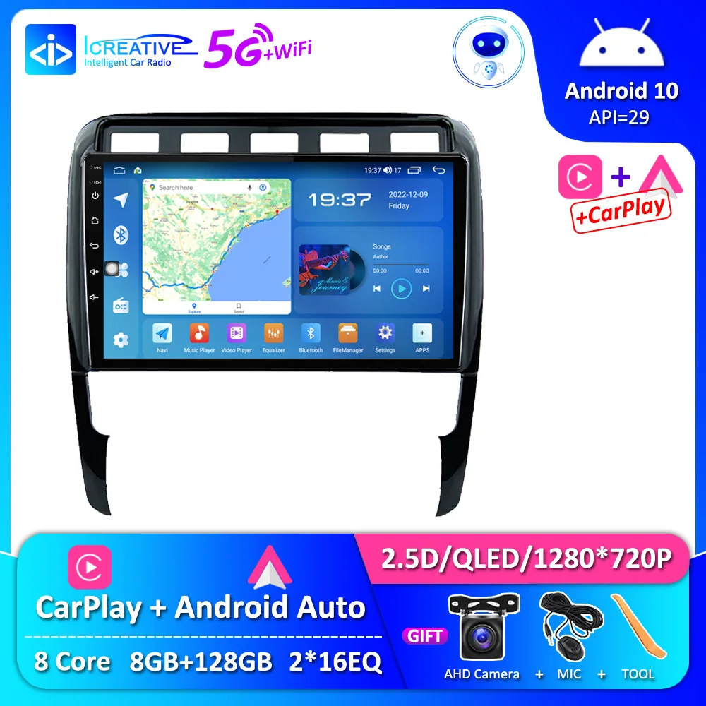 

Android 10 Car Radio For Porsche Cayenne I 9PA 955 957 GTS 2002 - 2010 Multimedia Video Player CarPlay No DVD Head Unit No 2din
