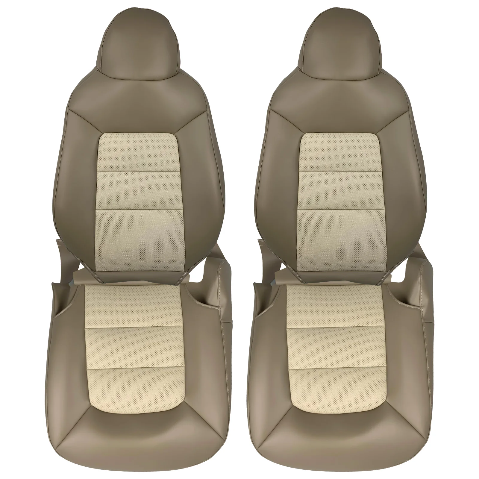 Чехлы на сиденья 2 тона передние 2x Верхние и нижние подходят для экспедиции Ford