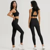 Women Sportswear Yoga Set 2 Piece Gym Outfits Fitness Hollow Out Sports Bra and Leggings Suit Workout Clothes for Women Yoga Set 5