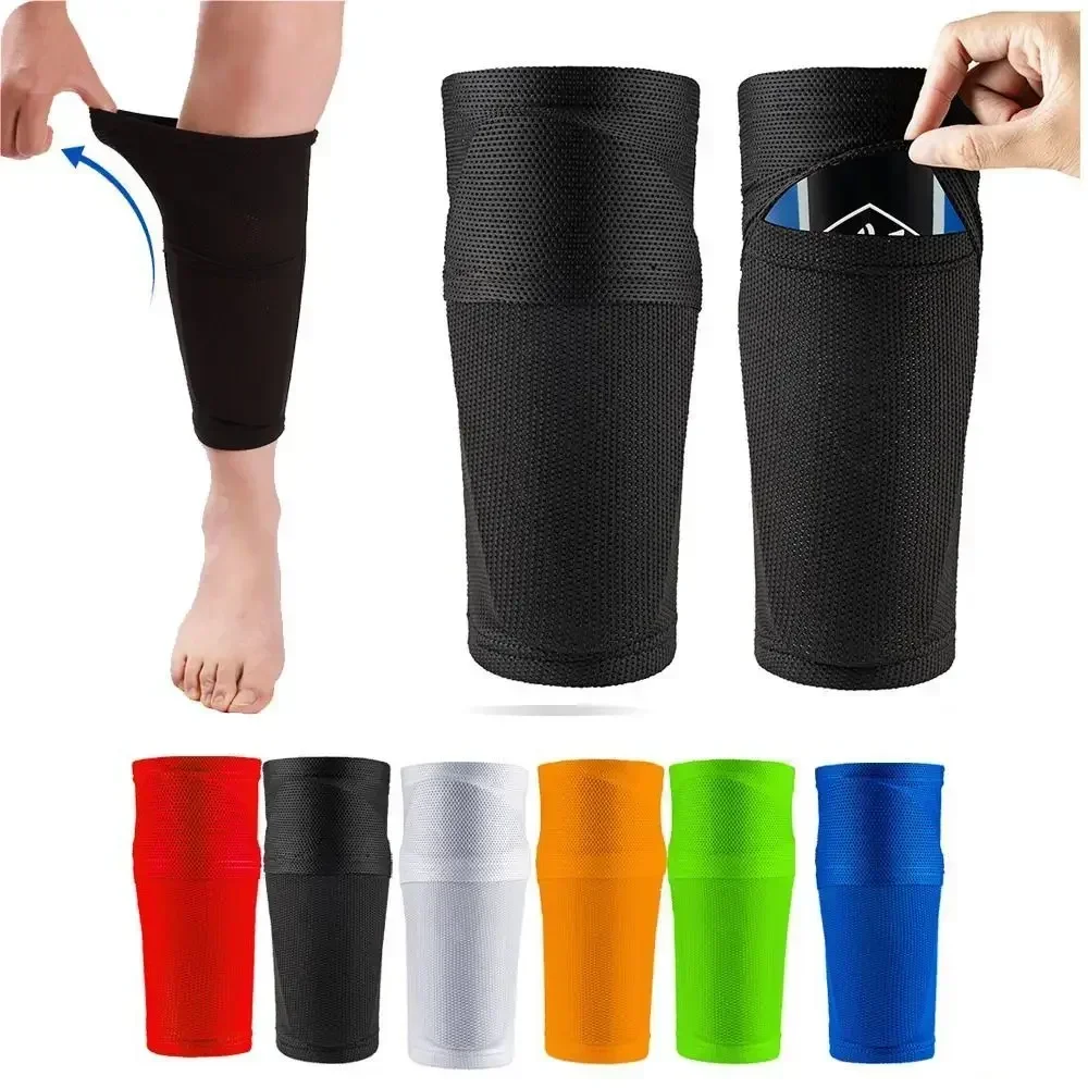 

Soft Shinpads Friendly Breathable Sleeves Football Outdoor Men 1pc Protector Guard Skin Shin Pads Nylon Shin Leg Socks Sports