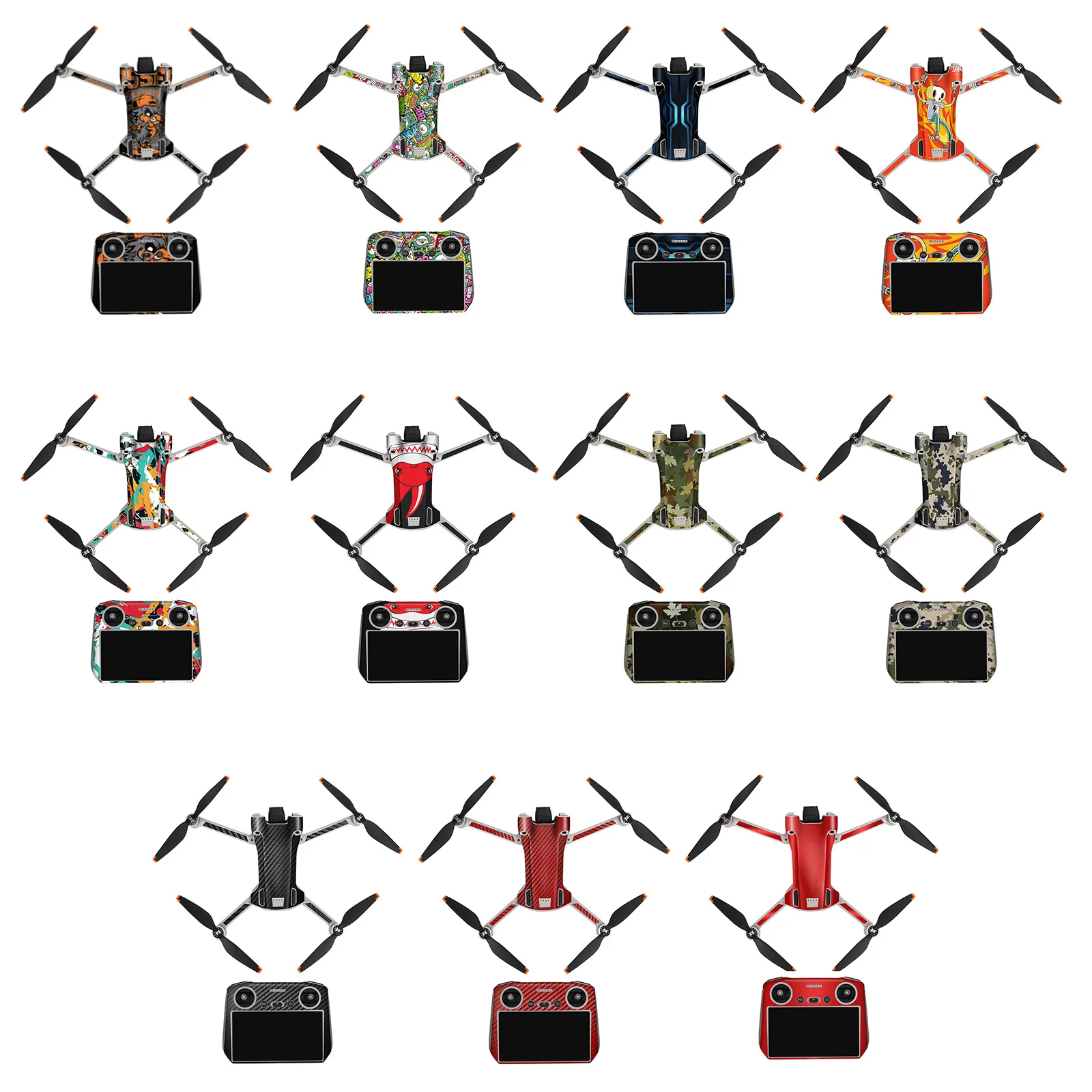 

Для DJI Mini 3 Pro устойчивые к царапинам ПВХ водонепроницаемые защитные наклейки удаленный контроллер с защитными наклейками для экрана