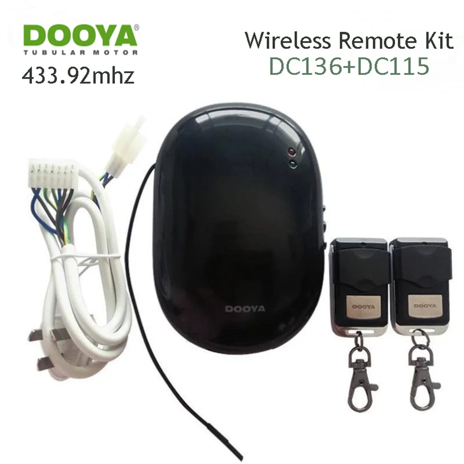 

Комплект беспроводного контроллера Dooya DC136+DC115 RF433 для гаражных ворот