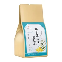 120gbag 2 bags semen sterculiae lychnophorae lily snow pear tea arhat fruit loquat tea moisturizing tea bag