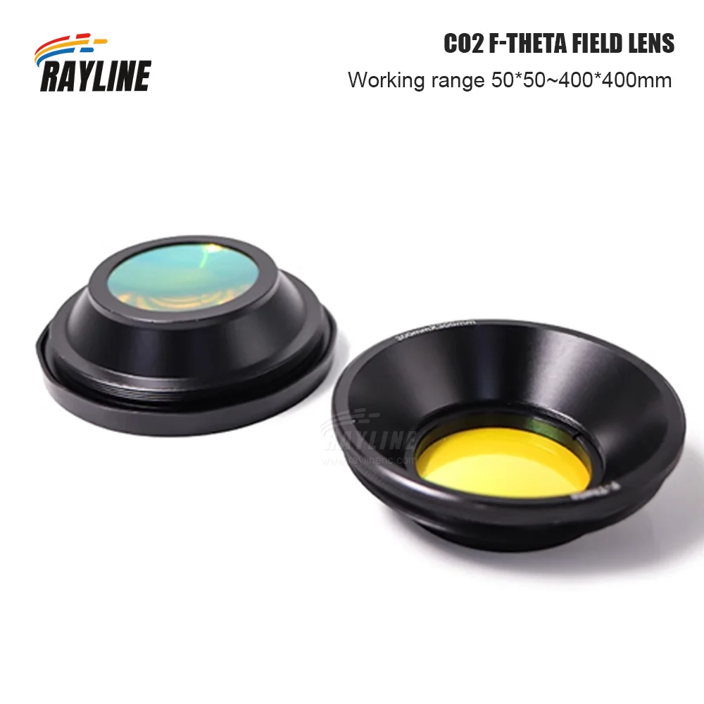 CO2 F-theta линза лазерная головка набор линз 50-50 ~ 400-400 детской длины мкм нм для