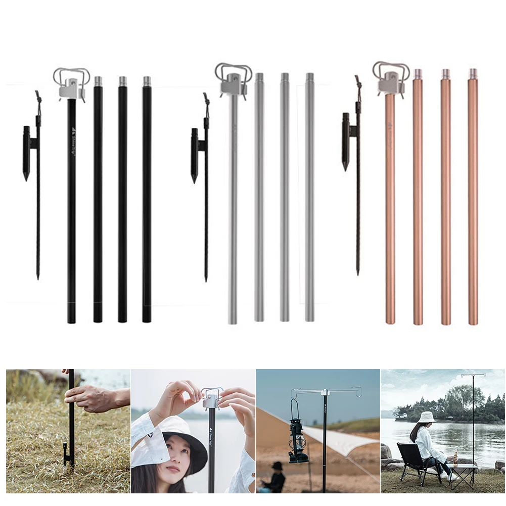 

Кронштейн для лампы для кемпинга из алюминиевого сплава, держатель светильник для кемпинга, Складной Съемный штатив, для походов, рыбалки, д...