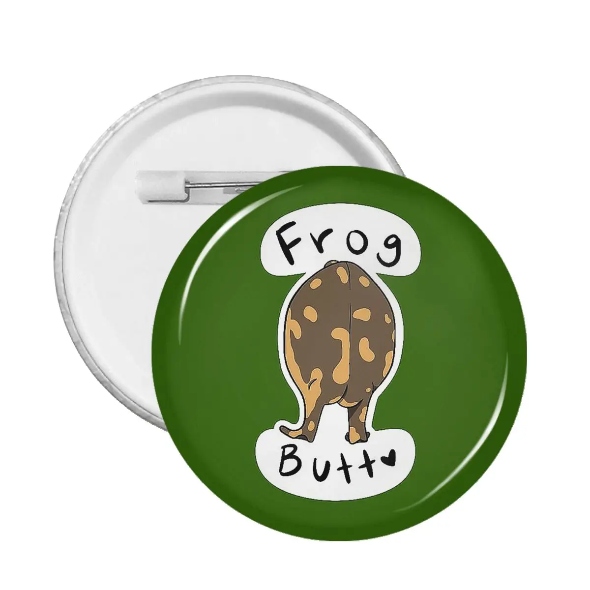 

Забавная интересная мягкая пуговица в виде лягушки с ягодицами, настраиваемая мягкая пуговица для парня