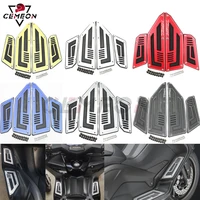 motorcycle non slip foot pad stickers fixed board foot pad front and rear foot pads for yamaha tmax530 t max 530 xp 2012 2015