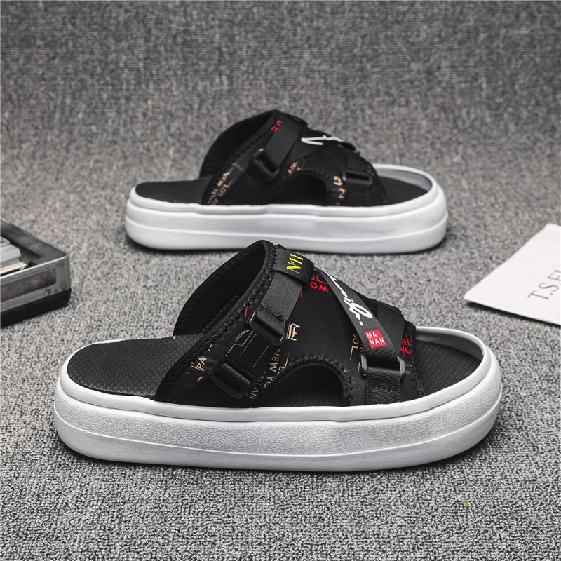 

Мужские летние сандалии, пляжные шлепанцы, модные повседневные шлепанцы с лидерами продаж в 2023 году, дизайнерские реплики, мужская обувь