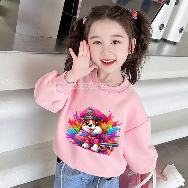 Детский свитшот Щенячий патруль толстовки с героями мультфильмов Чейз Скай