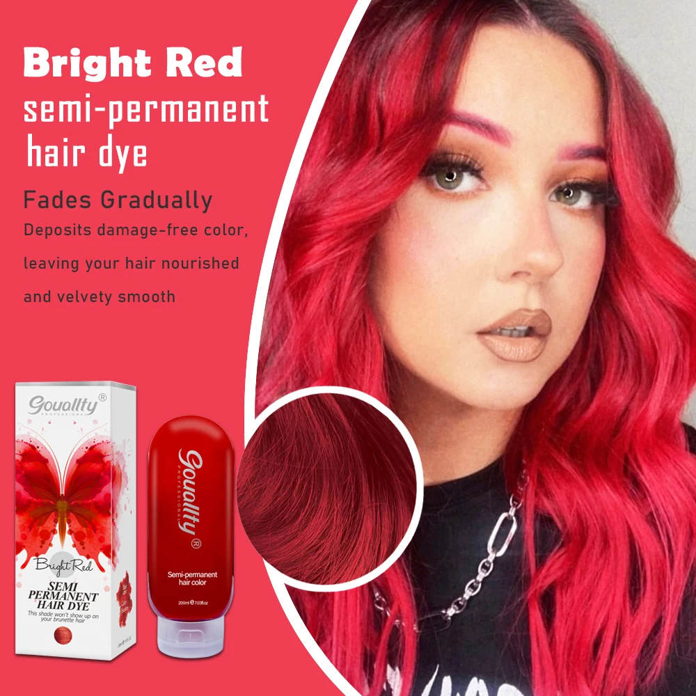 S Semi-permanent Hair Dye Cream Organic Hair Color Cream