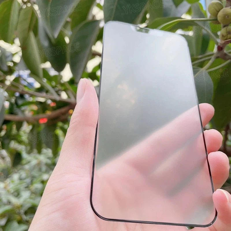 

2Pcs Full Cover Matte Frosted 9H Tempered Glass for iPhone 14 13 12 mini 11 Pro X XR XS Max SE 6 6S 7 8 Plus Screen Protector