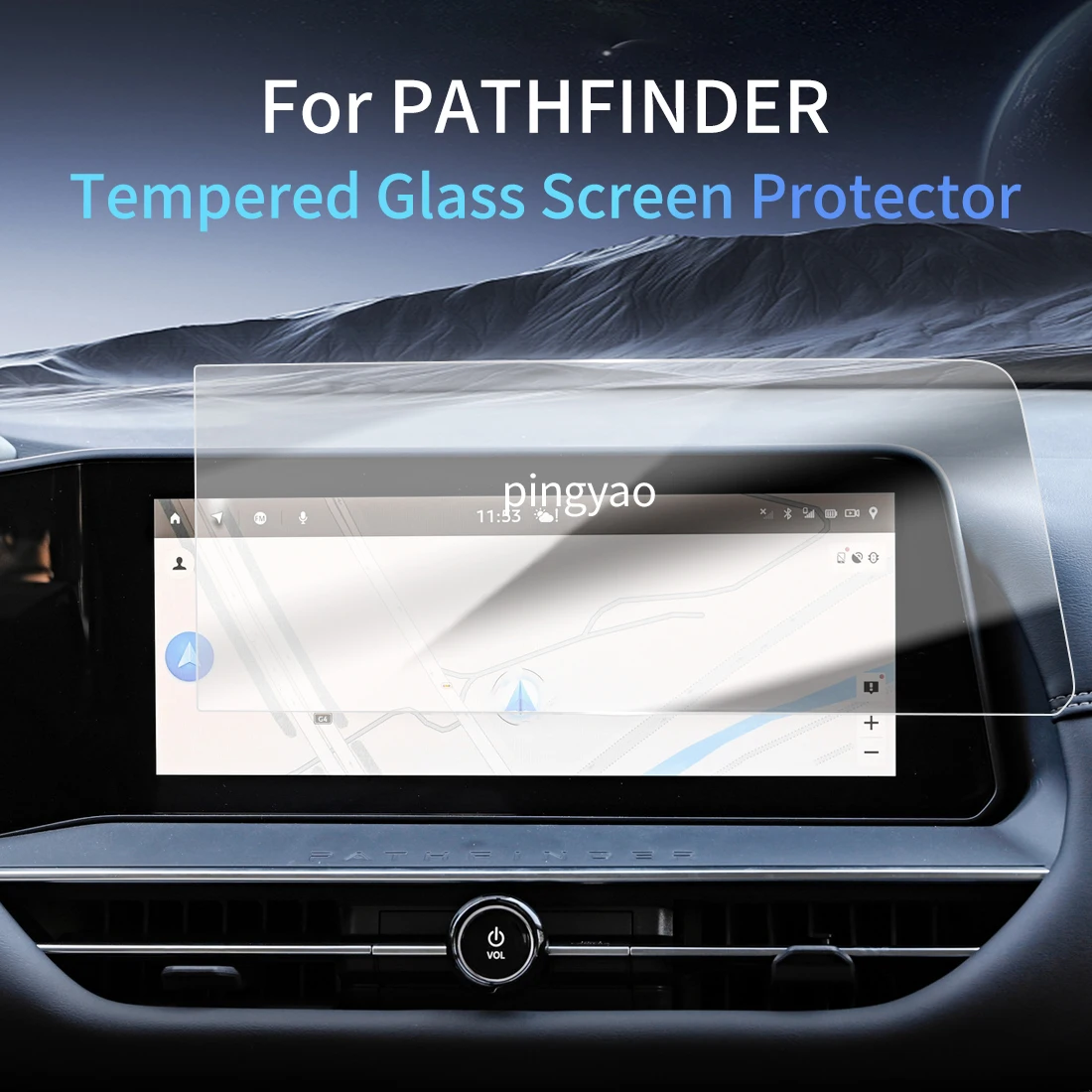 Автомобильная наклейка защитная пленка для экрана навигационный дисплей