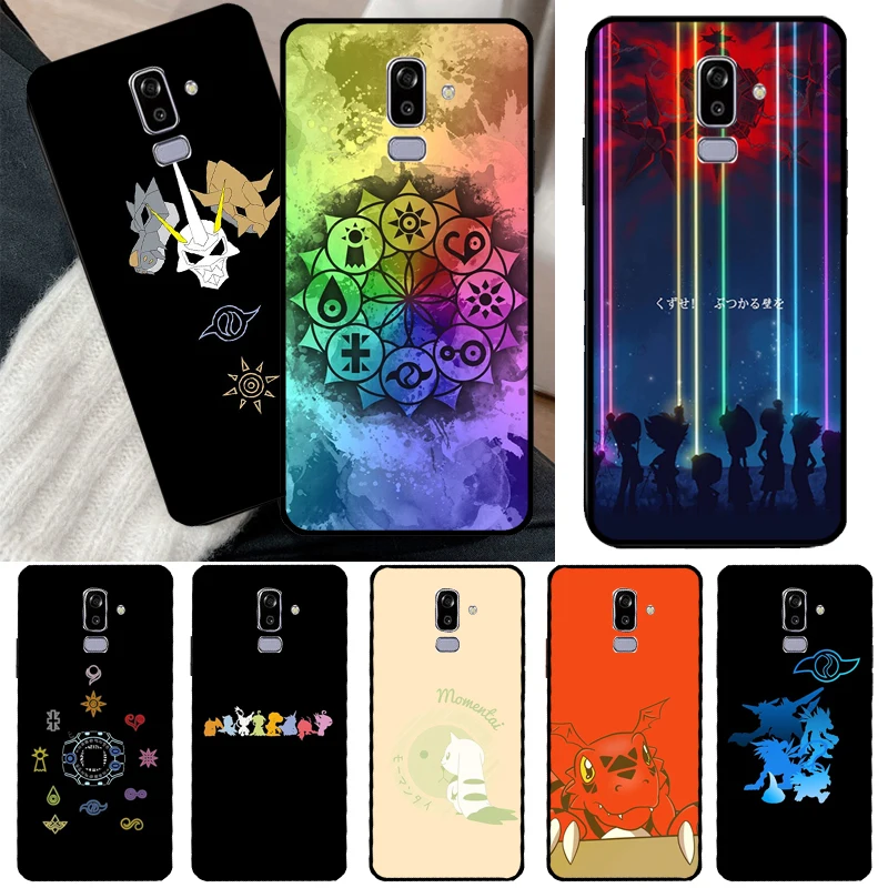 Японский аниме Digimon чехол для телефона Samsung Galaxy J6 J4 Plus A6 A7 A8 A9 J8 2018 A3 A5 J1 2016 J3 J7 J5 2017 |