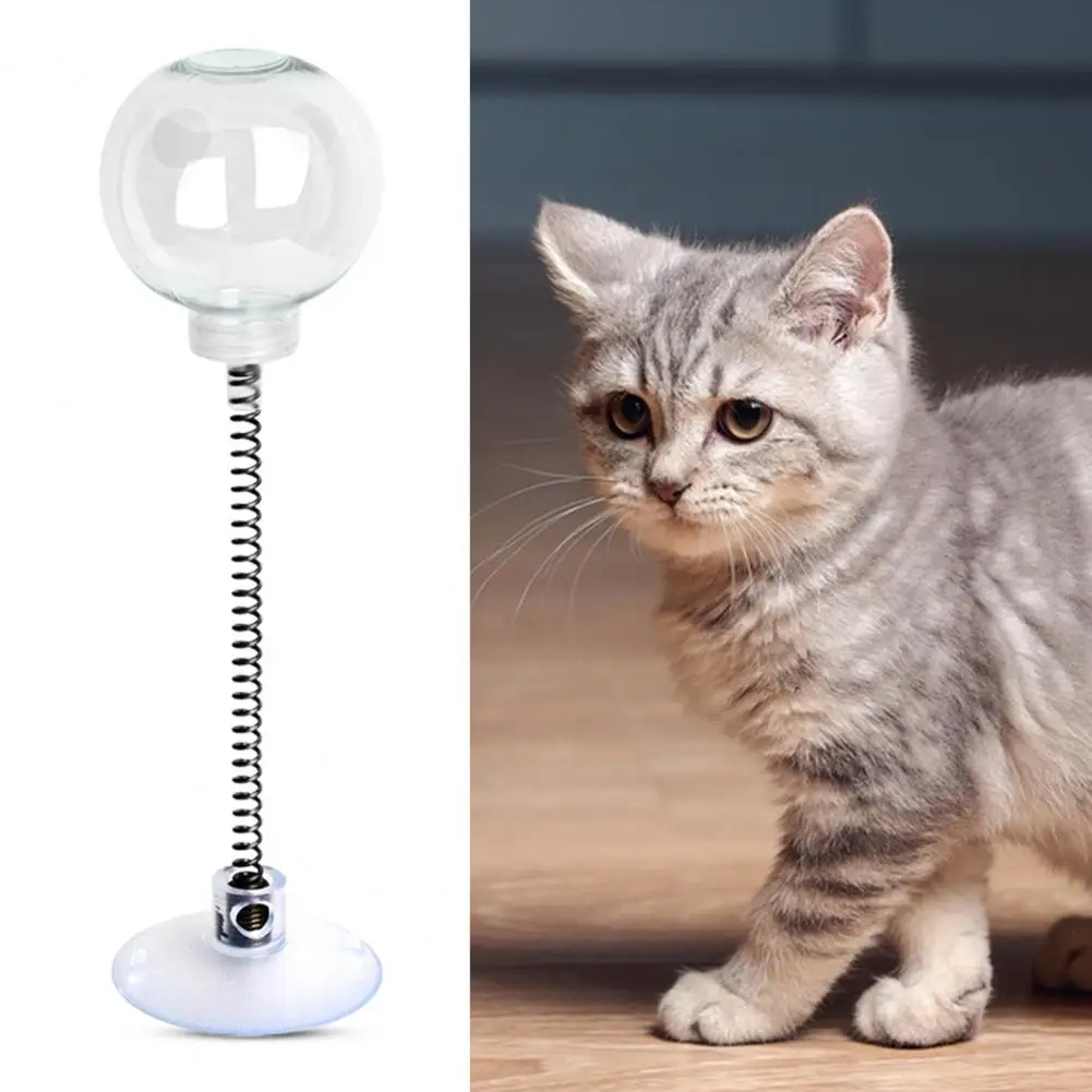 

Cat Licking Toy Food Ball Elastic Spring Relieve Anxiety Dog Interactive Toy Food-Dispensing Dog Interactive Toy Cat Supply
