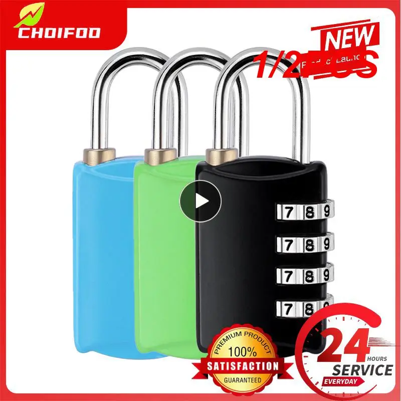 

1/2PCS Dial Digit Password Lock Combination Suitcase Luggage Metal Code Password Locks Padlock Travel Safe Anti-Theft