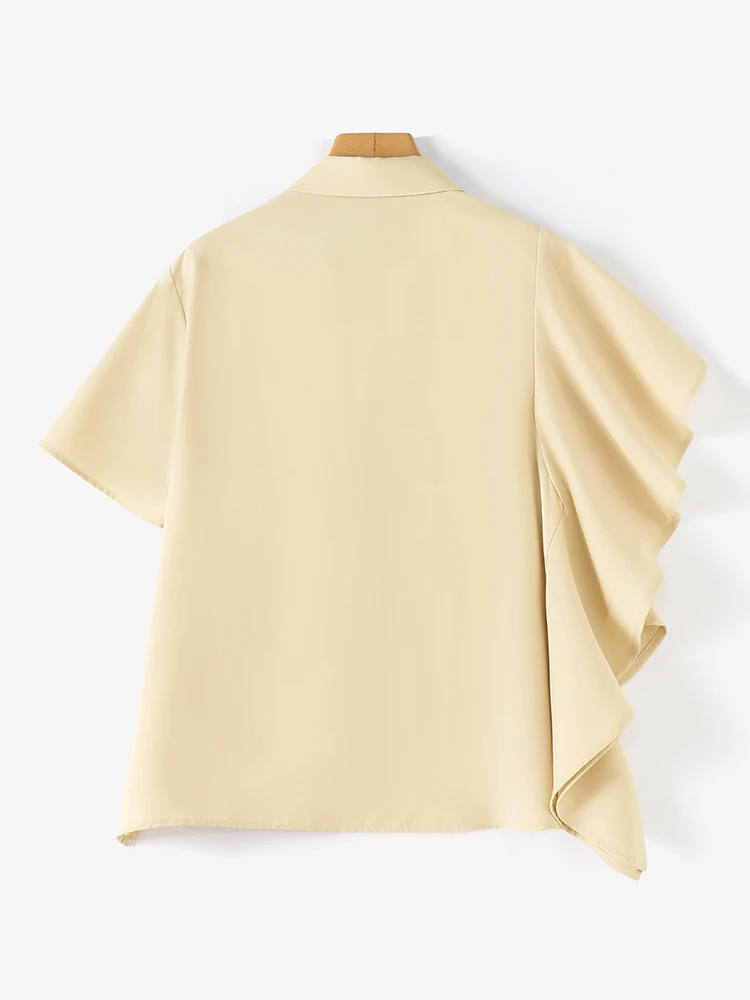 Повседневные женские блузки ZANZEA корейские стильные однотонные рубашки с