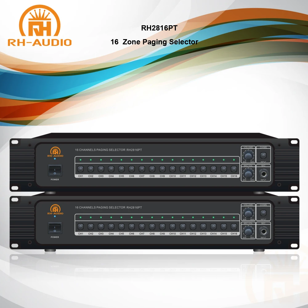 

RH-AUDIO 16 Zone Paging Selector Background Music For Business