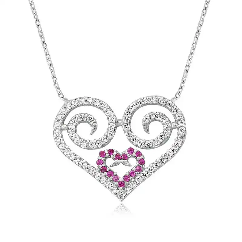 

Tevuli 925 Sterling Silver Heart Women Necklace