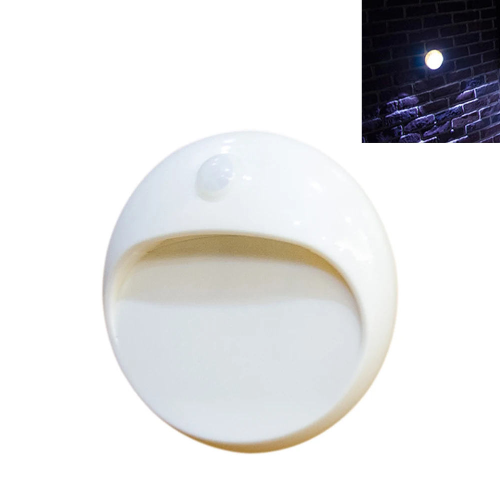 

Warehouse LED Wall Lamp Shed PIR Motion Sensor Battery Operated Easy Install Adhesive Indoor Stair Night Light Corridor Bathroom