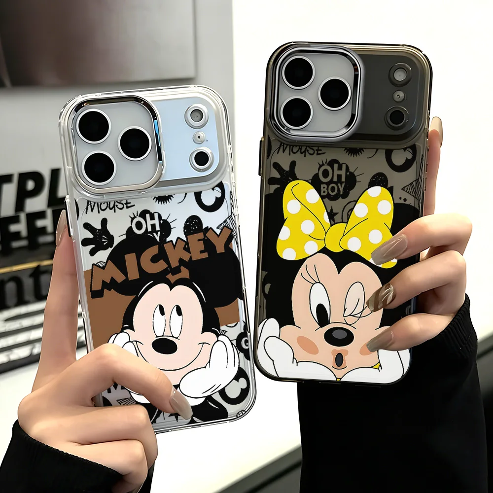 Фото Милый чехол для телефона с Микки Маусом для Vivo V60 V50 V40 V30 V40E V30E V29 V27 V23E V21E iQOO Z7 Lite Pro 4G 5G, прозрачный мягкий чехол №1