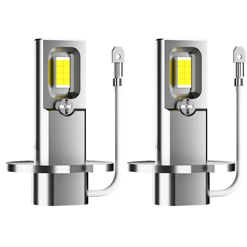 

2 шт. мини H3 светодиодные лампы для автомобильных фар H3 светодиодные противотуманные фары желтые DRL супер яркие белые автомобильные фары постоянного тока 12 В-24 В