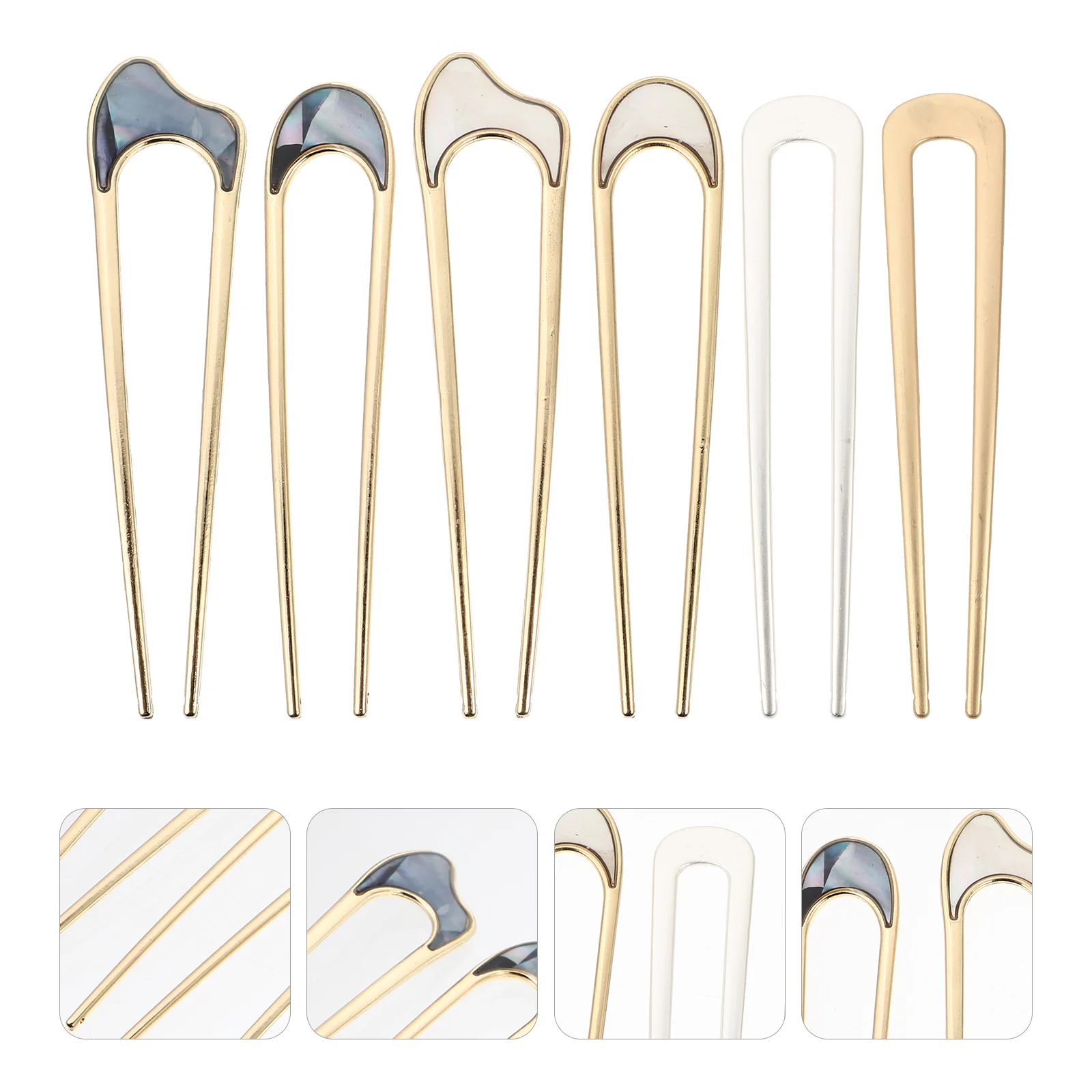 

Hair U Shaped Fork Pin Metal French Shape Stick Clips Sticks Bun Hairpins Hairpin Buns Updo Headdress Clip Wedding Bridal