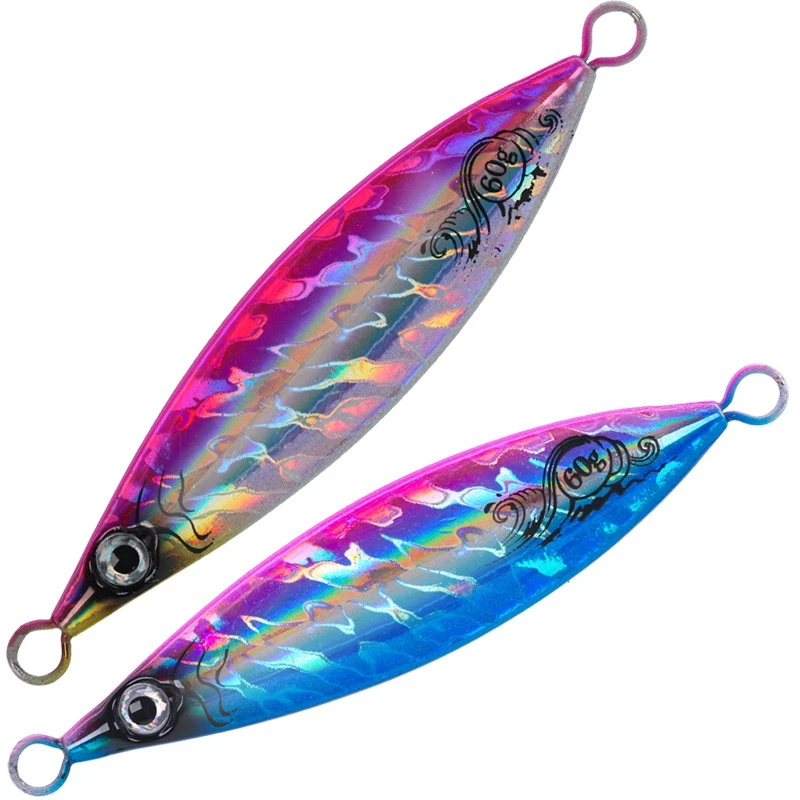 

Slow Shaking Metal Jig Bait 60g 200g Metal False Bait Offshore Deep-sea Boat Fishing Lure
