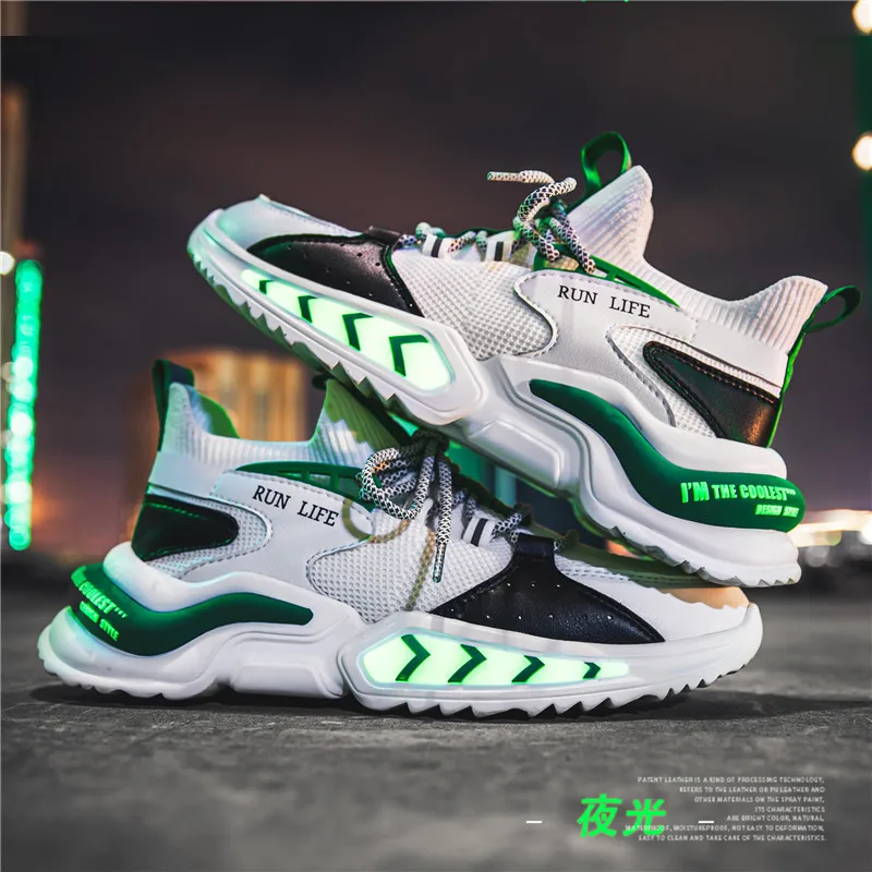 

2022 модная трендовая повседневная обувь, зимняя новая динамичная и удобная мужская обувь, мужская спортивная обувь большого размера