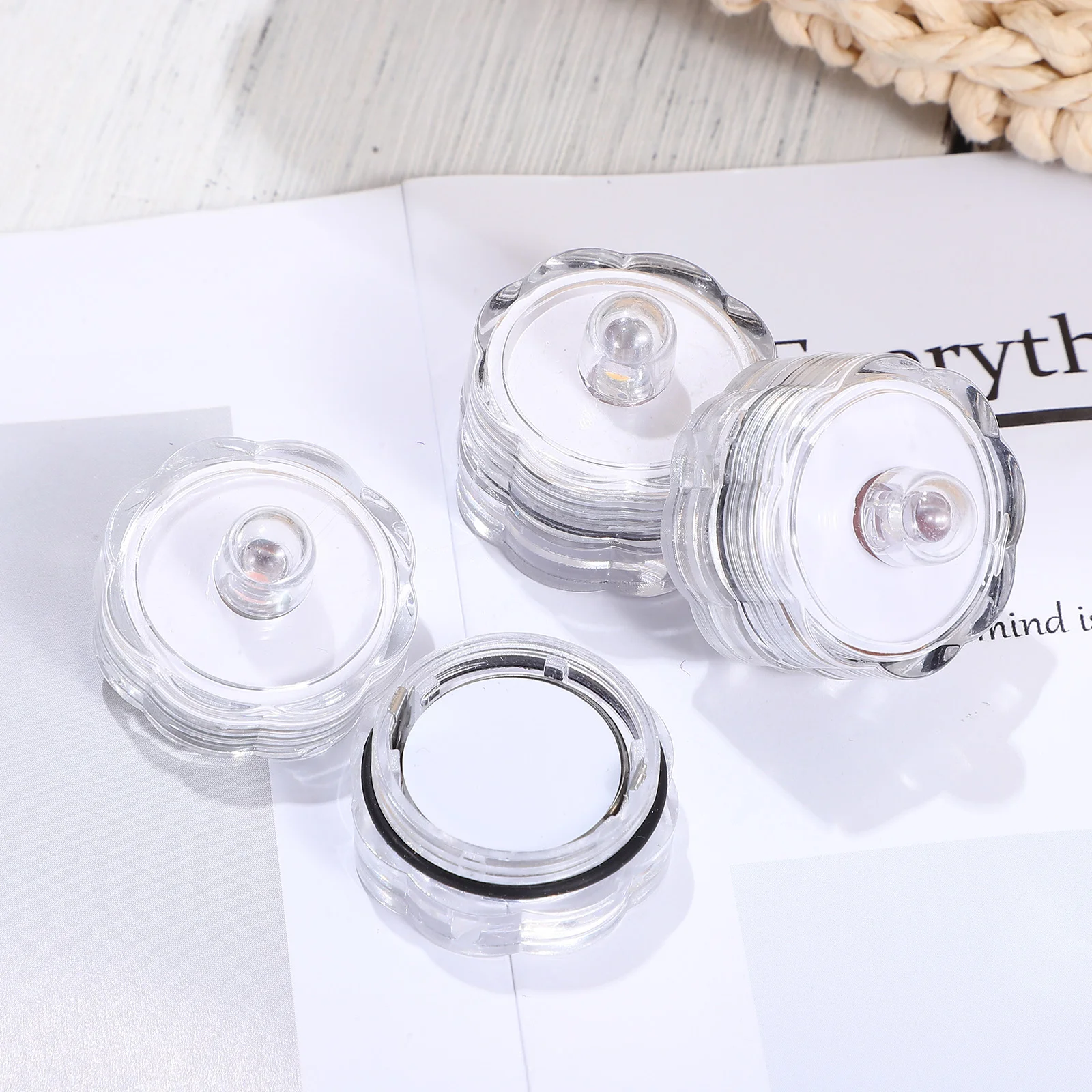 

СВЕТОДИОДНЫЙ Погружные Чайные свечи, беспламенные Свечи, мерцающие беспламенные Свечи для свадьбы, Рождества