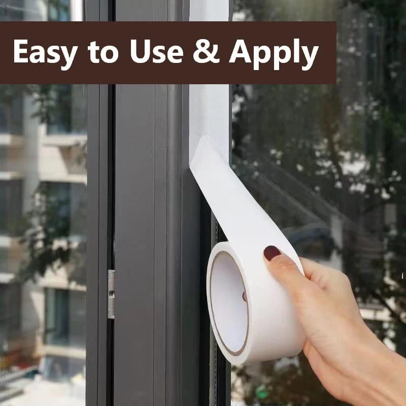 

Windproof Window Sealing Tape Self Adhesive Seam Sealing Strip Strong Dustproof Waterproof Duct Tape Door Weather Stripping