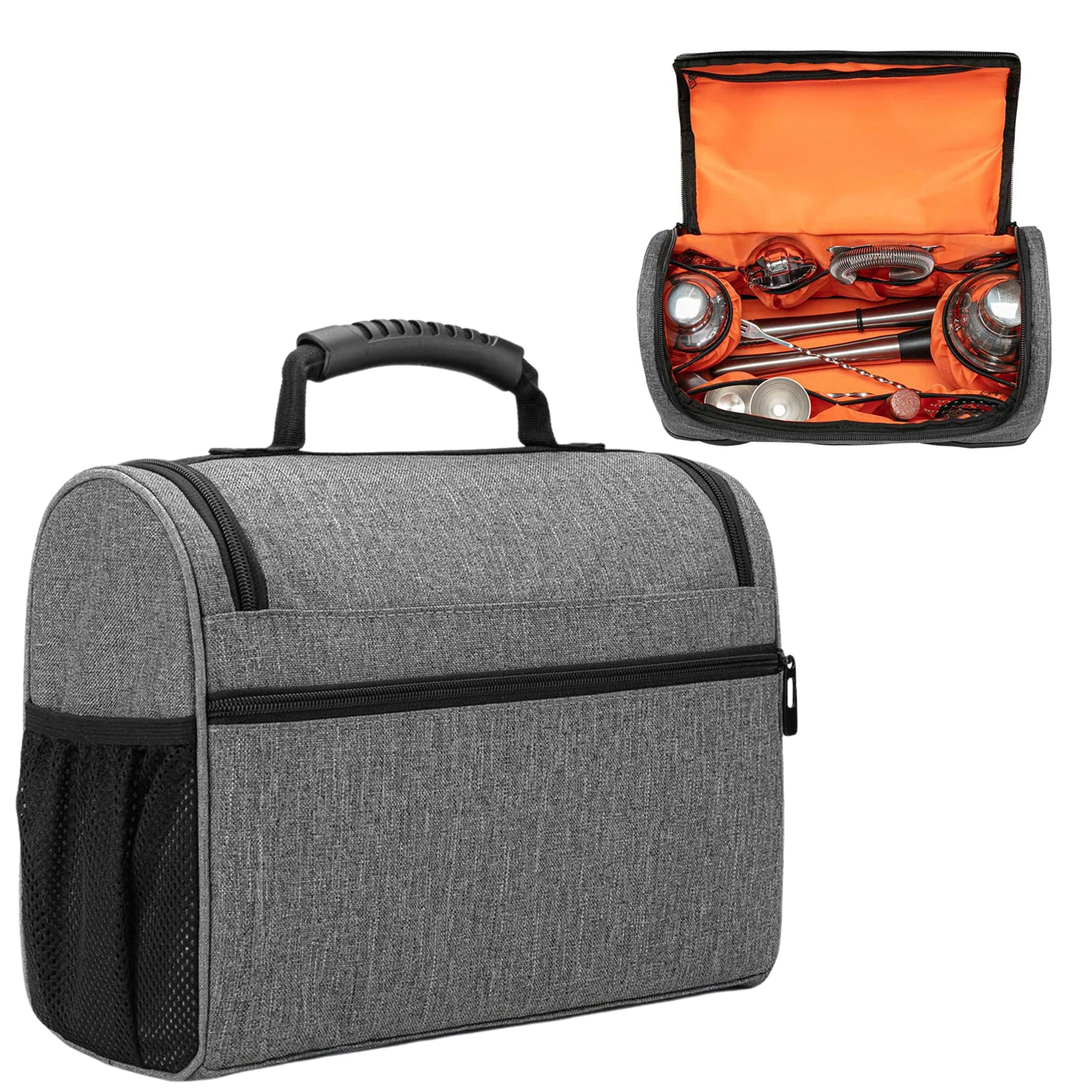 

Bartender Kit Bag Waterproof Bar Bag With Rubber Handle Waterproof Travel Carrying Bag For Bar Tool Easy Carry And Storage Bar