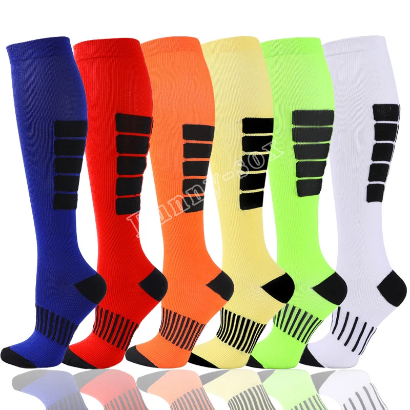 

Sports Compression Stockings Relieve Pain and Promote Blood Circulation Moisture Wicking Nylon Socks Unisex 58 Colors