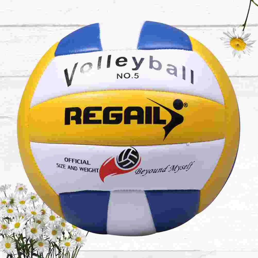 

1PC Standard Volleyball Ball PU Volleyball for Outdoor Training Games (Blue)