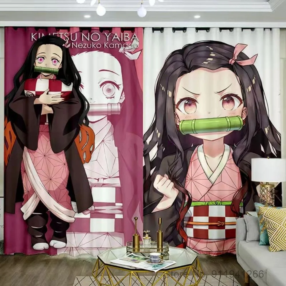 

Занавески с рисунком из аниме «дьявольское лезвие»